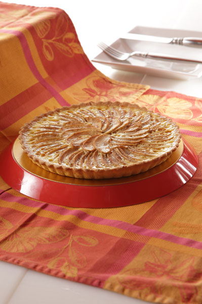 Spanish Creamy Apple Tart 